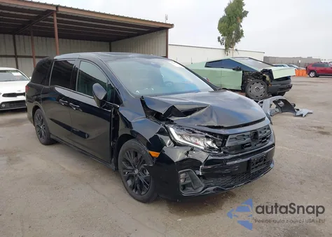 2025 Honda Odyssey Sport-L из США, поврежденный, VIN 5FNRL6H71SB000421